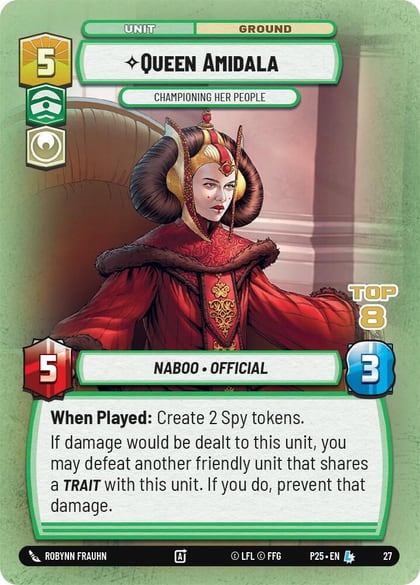 Queen Amidala - Championing Her People (Top 8), Organized Play Promos 27