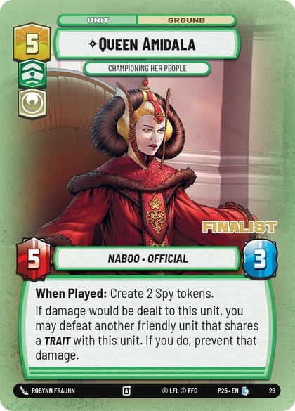 Queen Amidala - Championing Her People (Finalist), Organized Play Promos 29