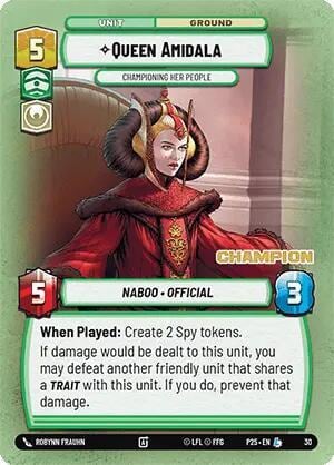 Queen Amidala - Championing Her People (Champion), Organized Play Promos 30