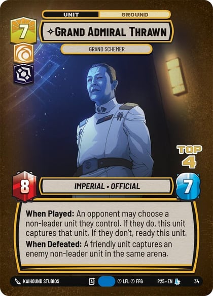 Grand Admiral Thrawn - Grand Schemer (Top 4), Organized Play Promos 34