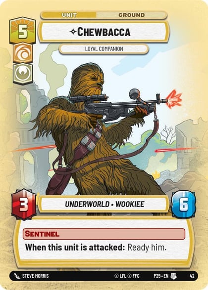 Chewbacca - Loyal Companion, Organized Play Promos 42