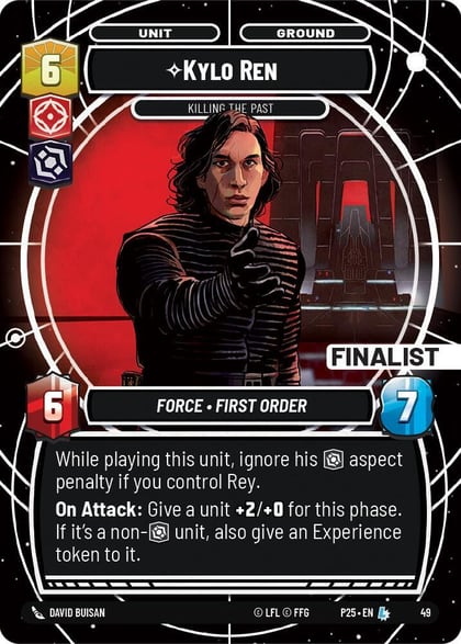 Kylo Ren - Killing the Past (Finalist), Organized Play Promos 49
