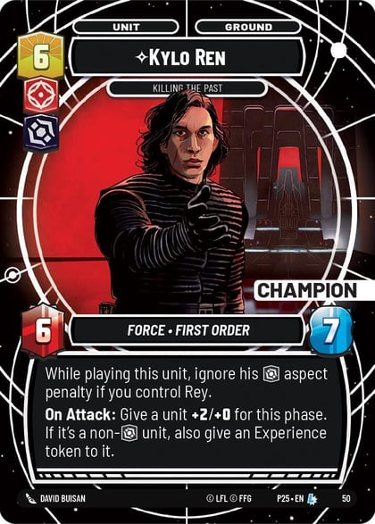 Kylo Ren - Killing the Past (Champion), Organized Play Promos 50