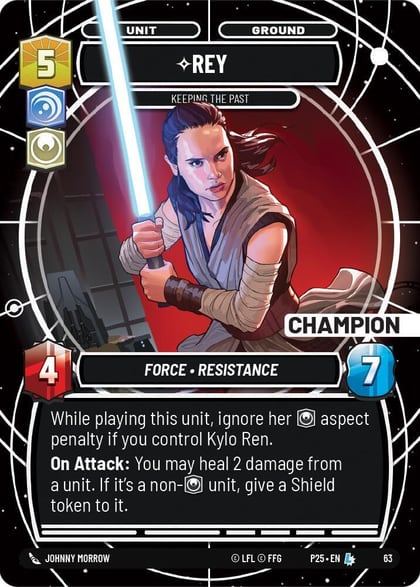 Rey - Keeping the Past (Champion), Organized Play Promos 63