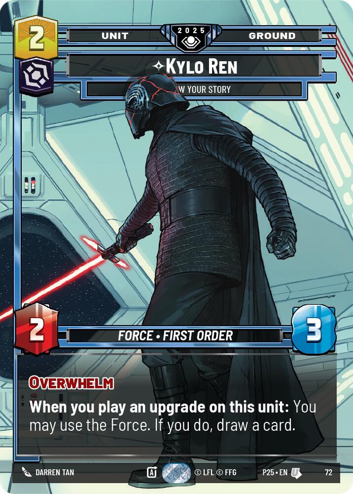 Kylo Ren - I Know Your Story, Organized Play Promos 72