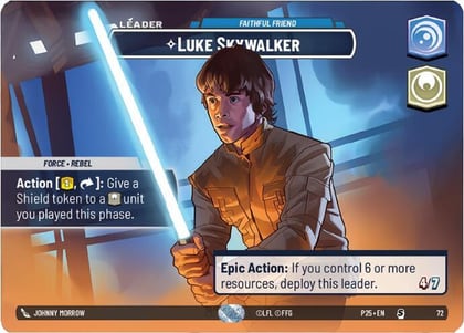 Luke Skywalker - Faithful Friend, Organized Play Promos 72