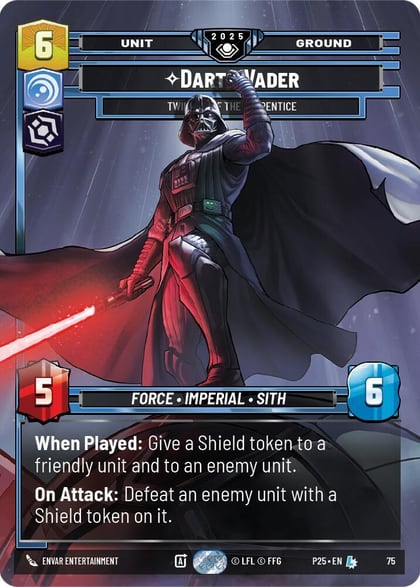 Darth Vader - Twilight of the Apprentice, Organized Play Promos 75