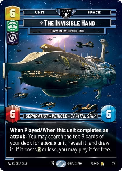 The Invisible Hand - Crawling With Vultures, Organized Play Promos 78