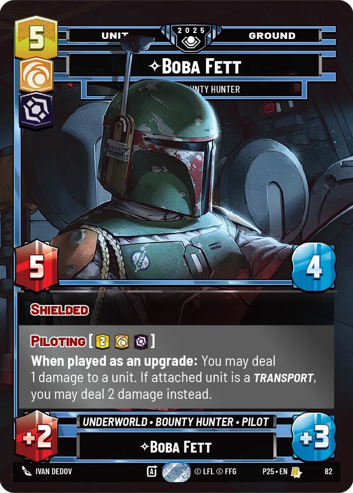 Boba Fett - Feared Bounty Hunter, Organized Play Promos 82