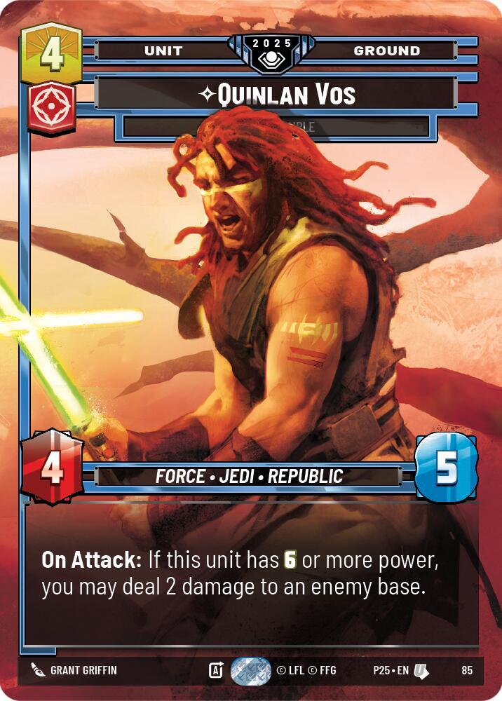Quinlan Vos - Dark Disciple, Organized Play Promos 85