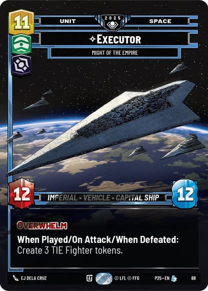Executor - Might of the Empire, Organized Play Promos 88