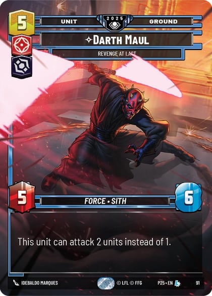 Darth Maul - Revenge at Last, Organized Play Promos 91