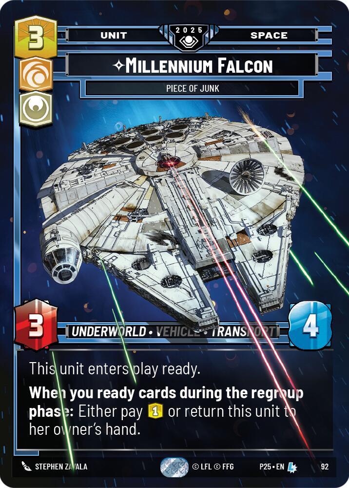 Millennium Falcon - Piece of Junk, Organized Play Promos 92