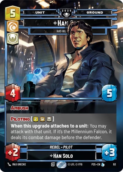Han Solo - Has His Moments, Organized Play Promos 93