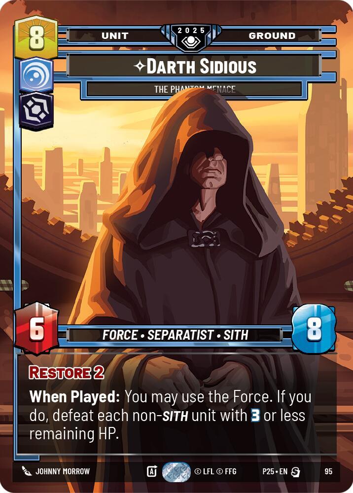 Darth Sidious - The Phantom Menace, Organized Play Promos 95