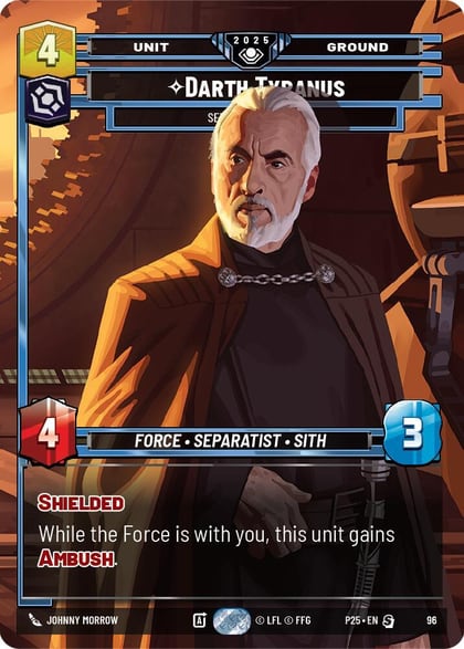 Darth Tyranus - Servant of Sidious, Organized Play Promos 96