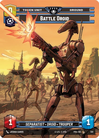 Battle Droid // Clone Trooper, Organized Play Promos T01 // T03