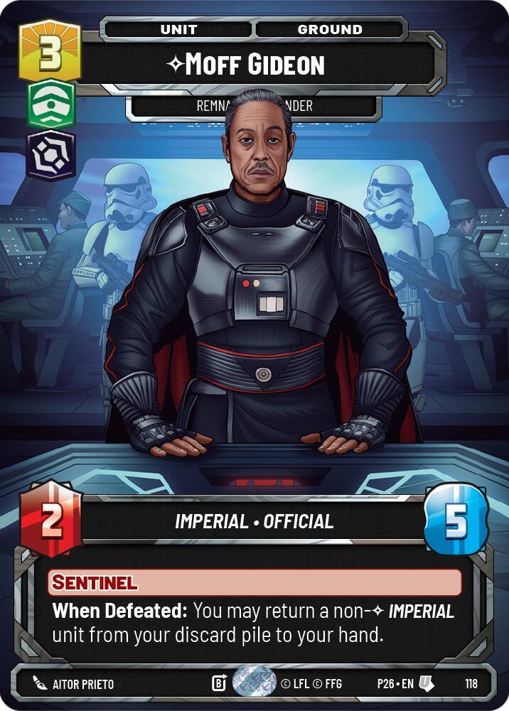Moff Gideon - Remnant Commander (Participation), Galactic Championship 2026 118
