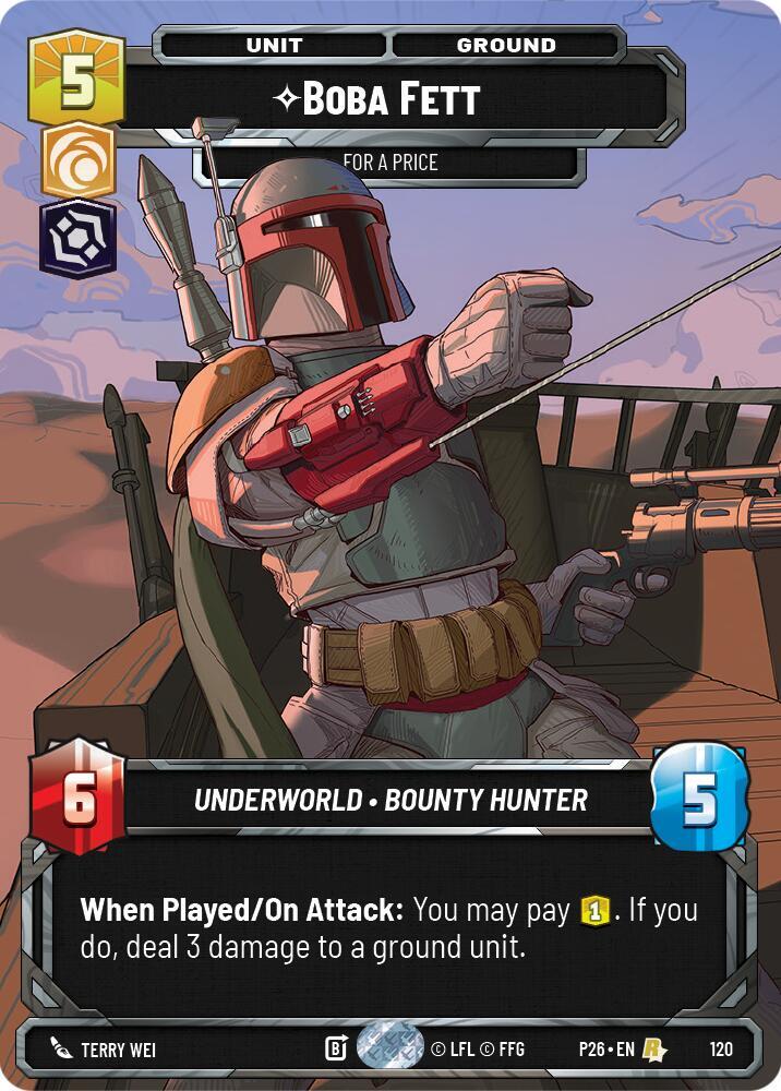 Boba Fett - For a Price (Participation), Galactic Championship 2026 120
