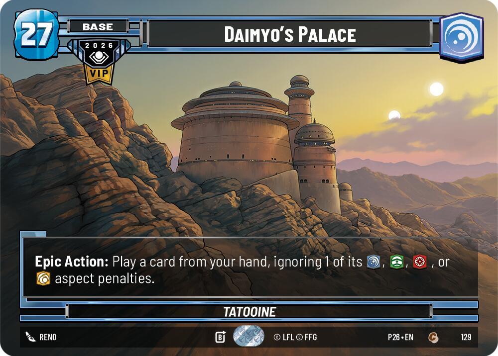 Daimyo's Palace, Galactic Championship 2026 129
