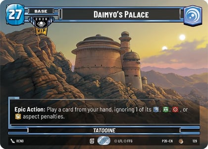 Daimyo's Palace, Galactic Championship 2026 129