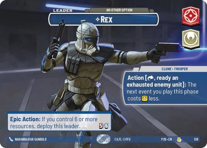 Rex - No Other Option (Prize Wall), Galactic Championship 2026 138