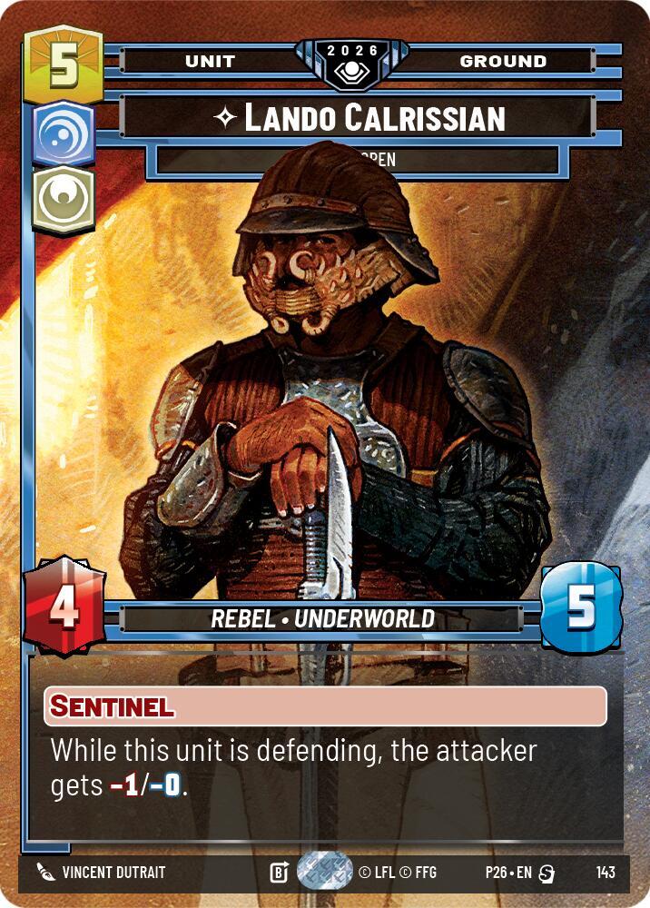 Lando Calrissian - Eyes Open (Prize Wall), Galactic Championship 2026 143