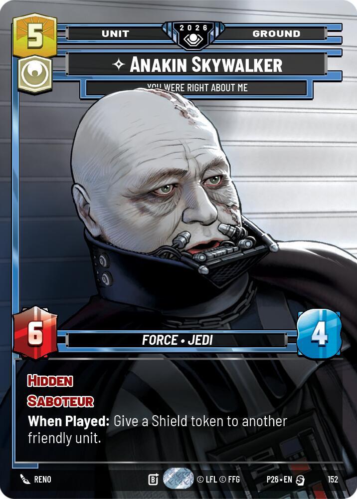 Anakin Skywalker - You Were Right About Me (Prize Wall), Galactic Championship 2026 152