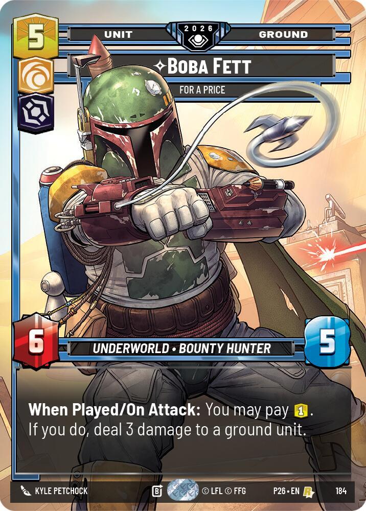 Boba Fett - For a Price, Galactic Championship 2026 184