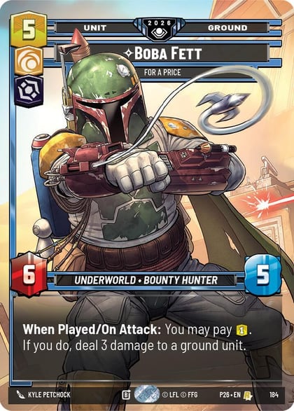 Boba Fett - For a Price, Galactic Championship 2026 184