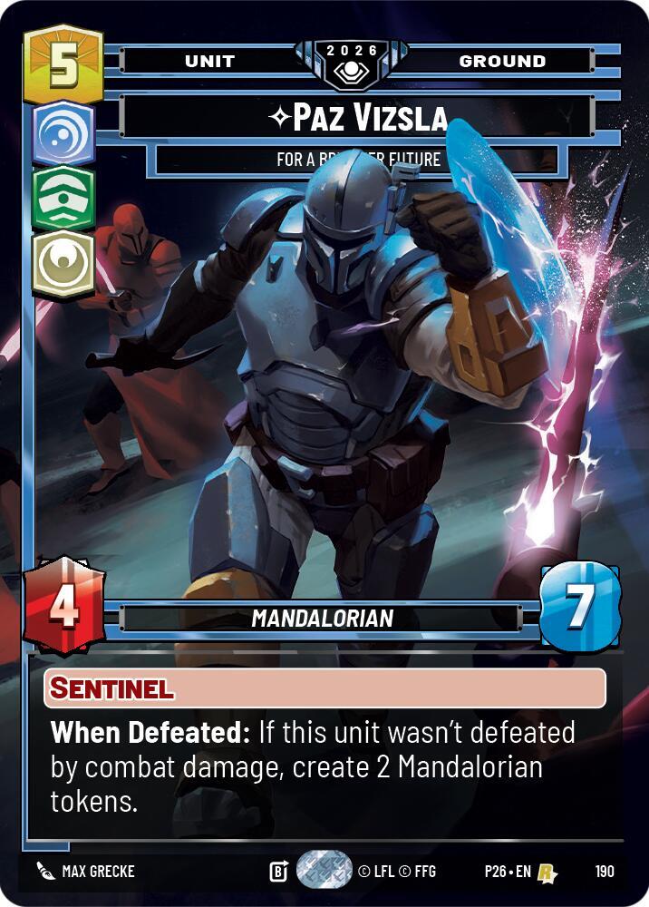 Paz Vizsla - For a Brighter Future, Galactic Championship 2026 190