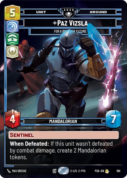 Paz Vizsla - For a Brighter Future, Galactic Championship 2026 190