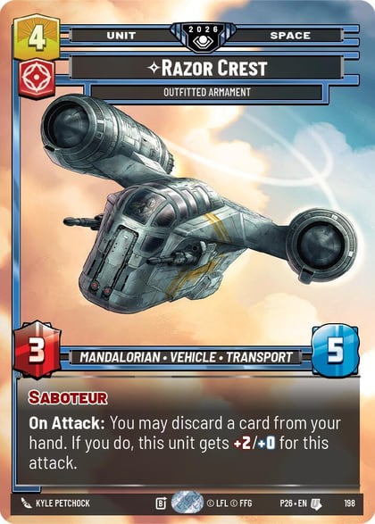 Razor Crest - Outfitted Armament, Galactic Championship 2026 198