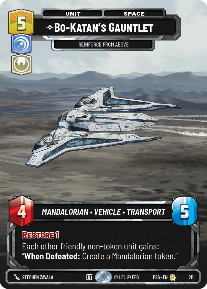 Bo-Katan's Gauntlet - Reinforce from Above, Sector and Regional Promos: Season 2 211