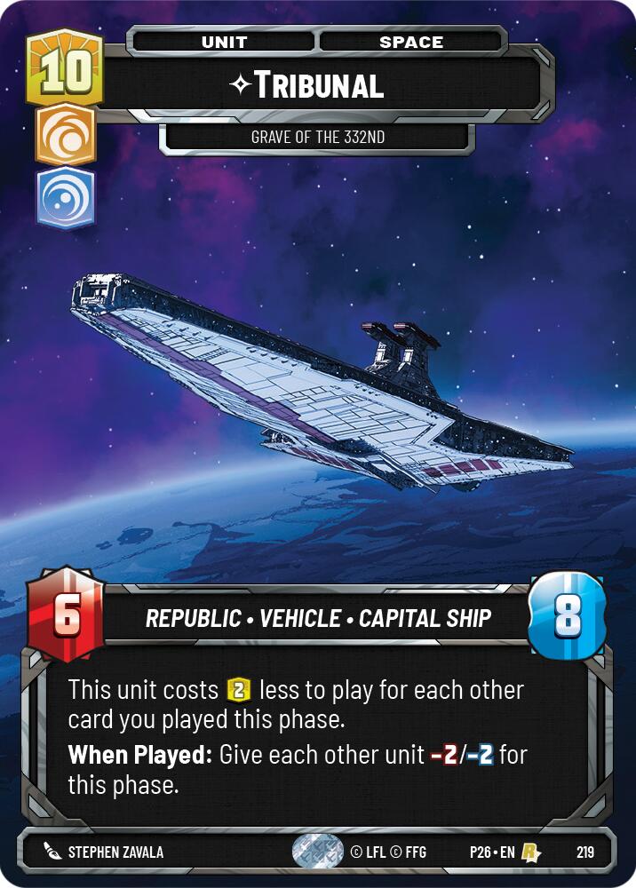 Tribunal - Grave of the 332nd (Foil), Sector and Regional Promos: Season 2 219