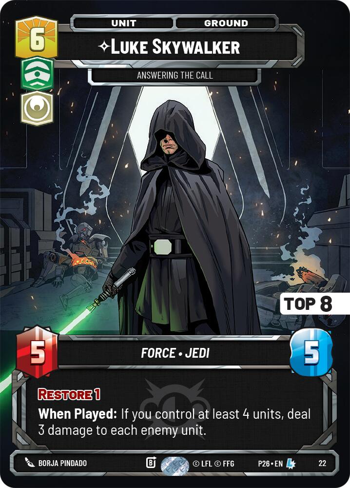 Luke Skywalker -  Answering the Call (Top 8), Sector and Regional Promos: Season 2 22