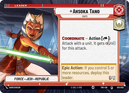 Ahsoka Tano - Snips (Hyperspace), Prerelease Promos 001/002