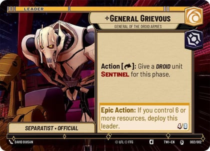 General Grievous - General of the Droid Armies (Hyperspace), Prerelease Promos 002/002