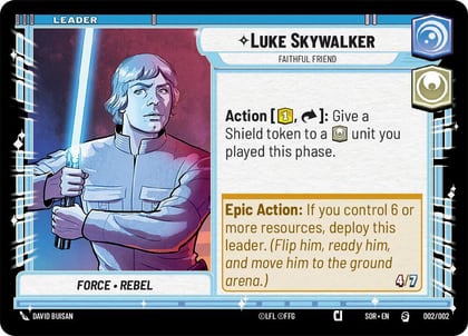 Luke Skywalker - Faithful Friend, Prerelease Promos 002/002