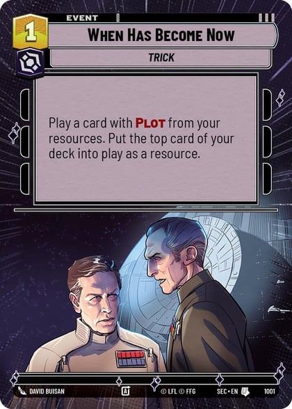 When Has Become Now (Hyperspace Foil), Secrets of Power 1001