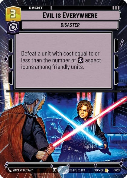Evil is Everywhere (Hyperspace Foil), Secrets of Power 1003