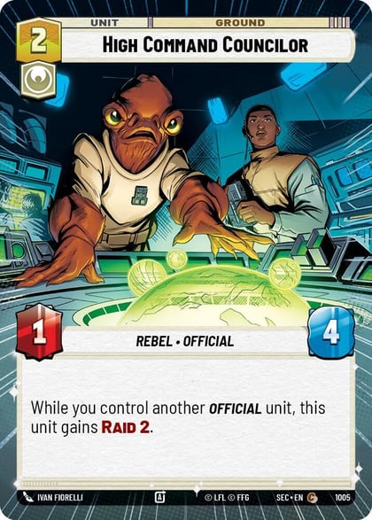 High Command Councilor (Hyperspace Foil), Secrets of Power 1005