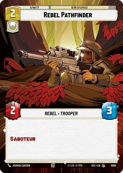 Rebel Pathfinder (Hyperspace Foil), Secrets of Power 1006