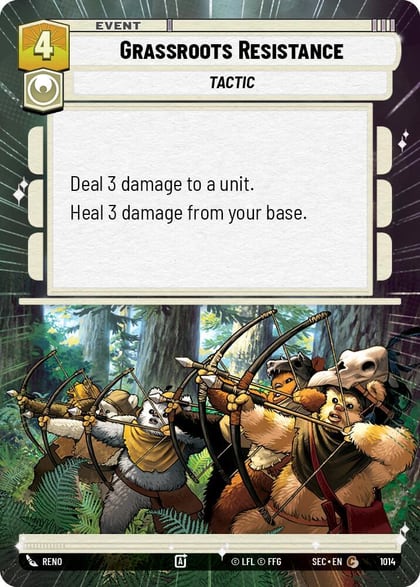 Grassroots Resistance (Hyperspace Foil), Secrets of Power 1014