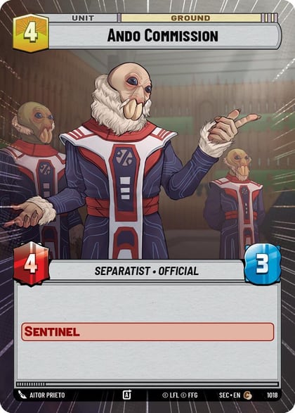 Ando Commission (Hyperspace Foil), Secrets of Power 1018