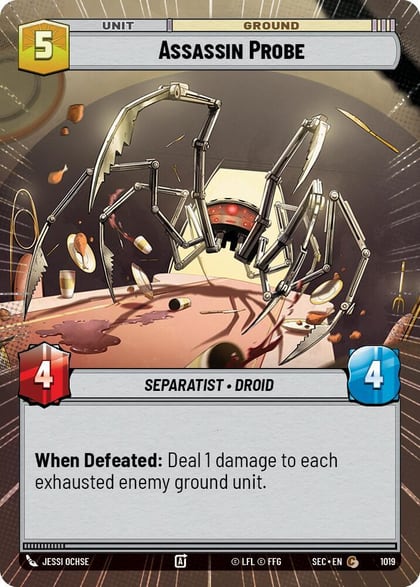 Assassin Probe (Hyperspace Foil), Secrets of Power 1019