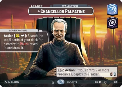 Chancellor Palpatine - How Liberty Dies (Showcase), Secrets of Power 1021