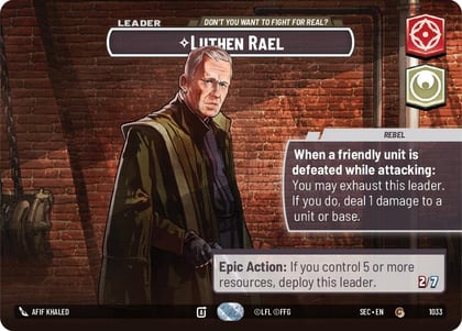 Luthen Rael - Don't You Want To Fight For Real? (Showcase), Secrets of Power 1033