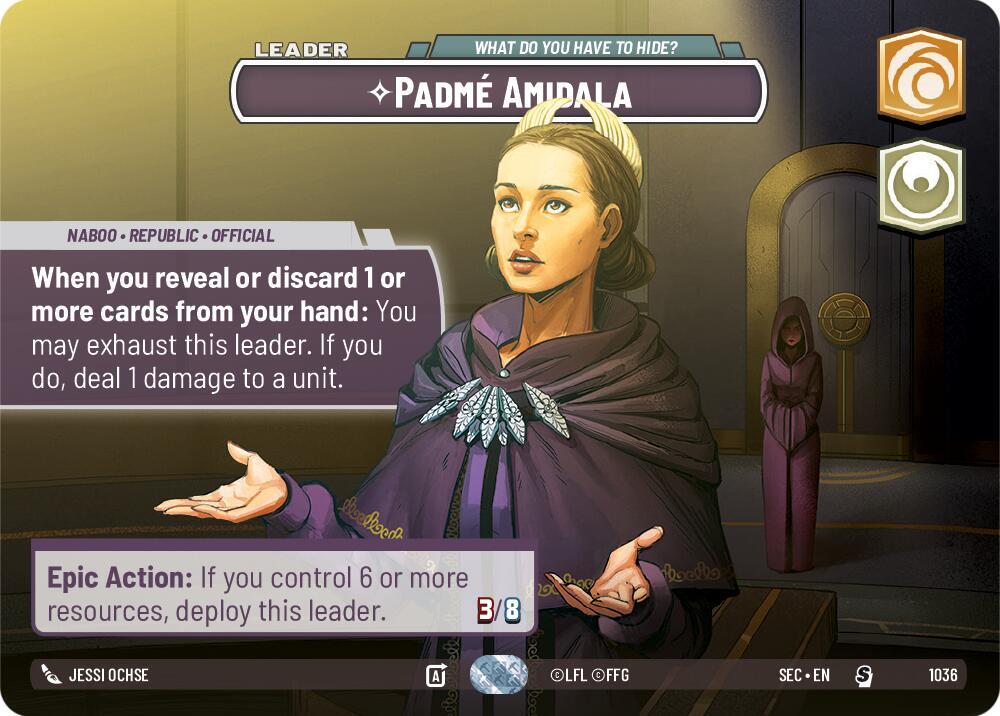 Padme Amidala - What Do You Have to Hide? (Showcase), Secrets of Power 1036