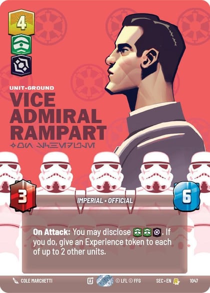 Vice Admiral Rampart - On Schedule (Prestige), Secrets of Power 1047